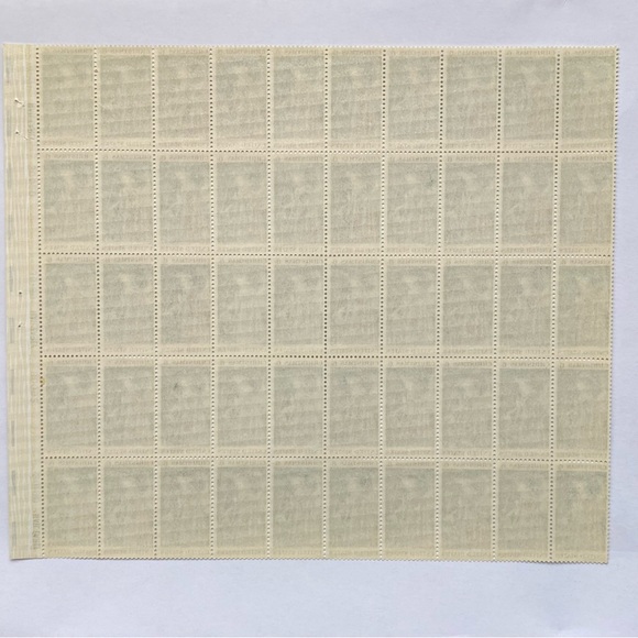 Christmas Stamp 1968 Van Eyck National Gallery of Art 6 Cent Sheet of 50 Mint - Picture 14 of 14